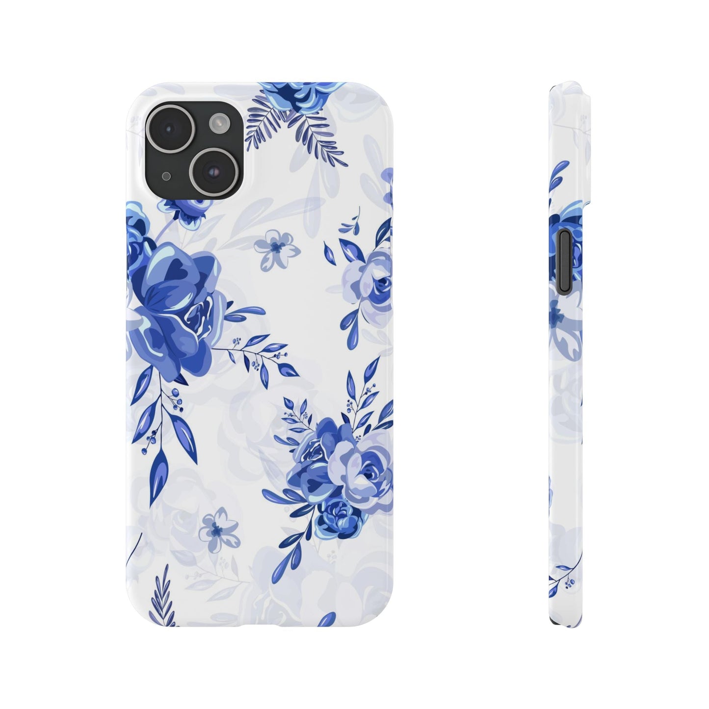 French Blue and White Toille, Slim Phone Cases, Case-Mate IPHONE16 and all sizes